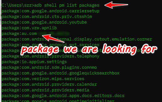 list-packages